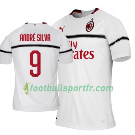 Tenue AC Milan Andre Silva 9 Extérieur 2018-2019 Maillot de Foot